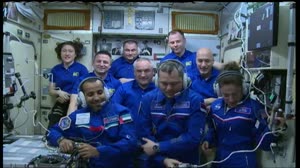 Expedition 61 Crew Docks to the International Space Station